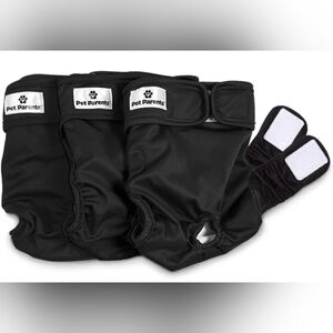 Pet Parents® Washable Dog Diapers 3 Diapers + Extendrs® Size X-Large New.